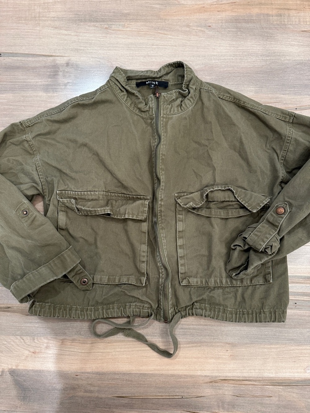 MINE Olive Utility Field Jacket